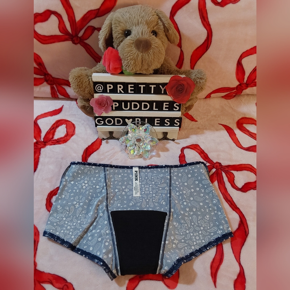 💙 PINK Victoria's Secret Period Boyshort Panty 💙 - Picture 4 of 16